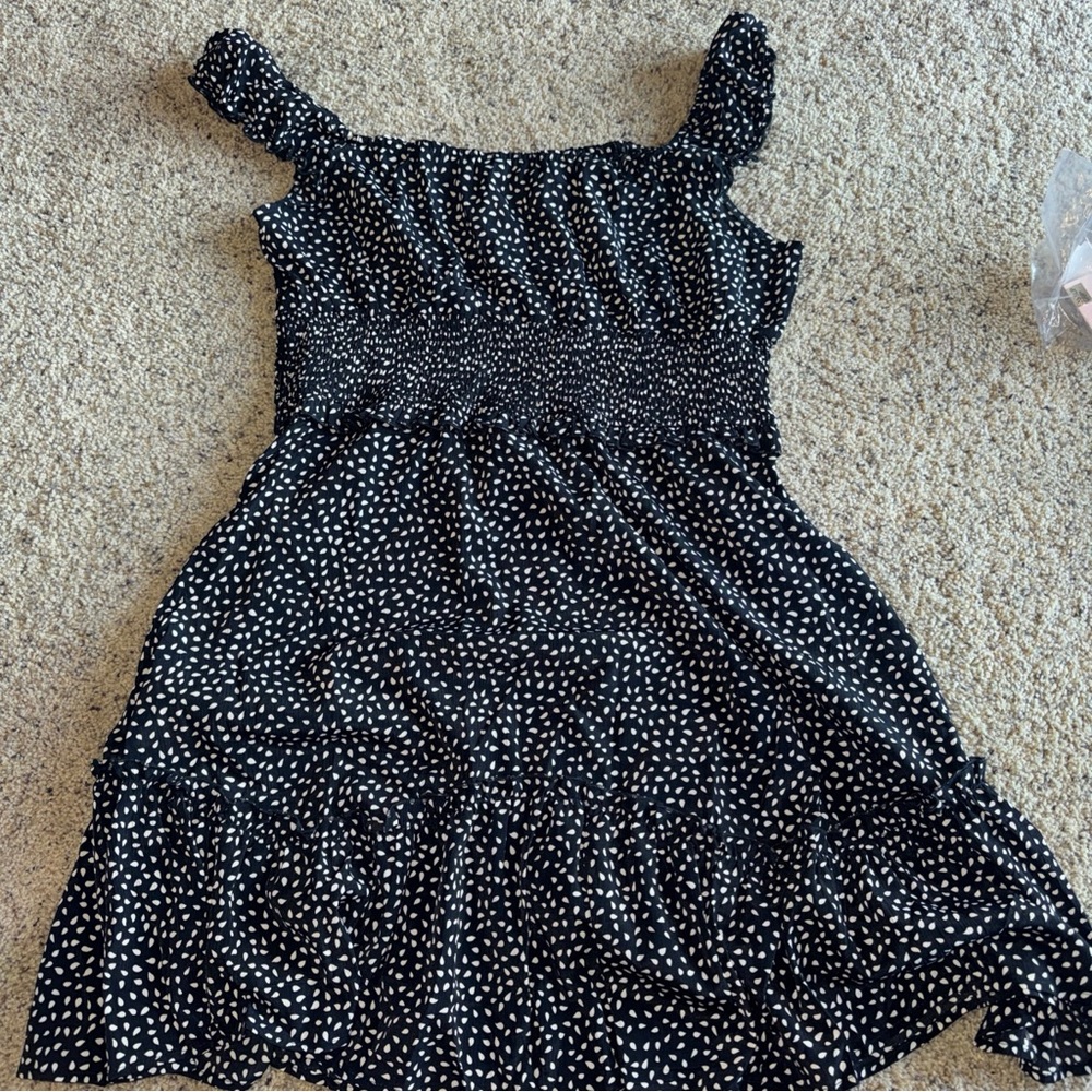 Black and White Polka Dot Dress